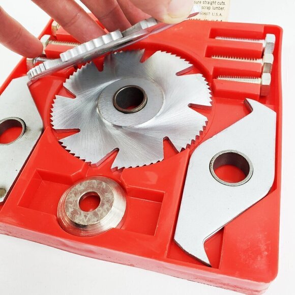 Craftsman Kromedge Dado Set Power Hand Saws Vintage Made USA 3268 Unused - Picture 7 of 13